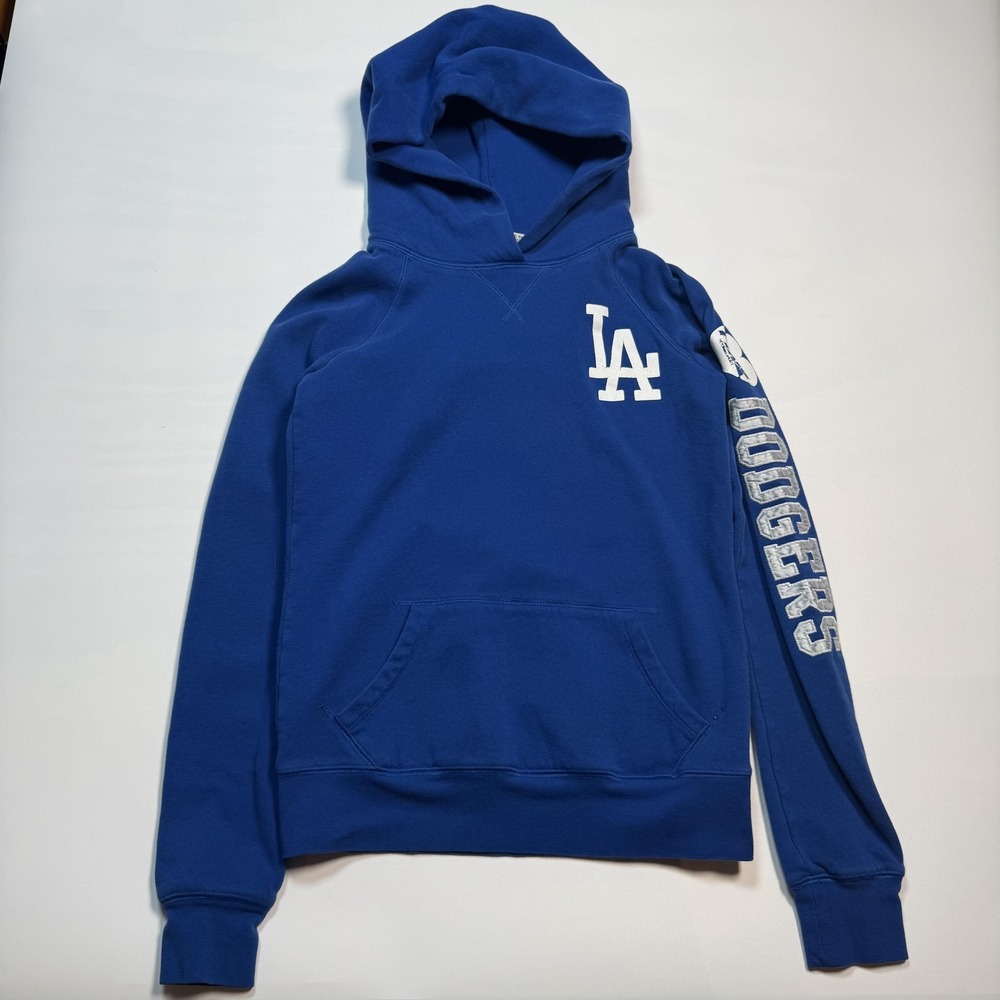 Los Angeles Dodgers Hoodie Womens XS Blue MLB Baseball PINK Victoria's Secret